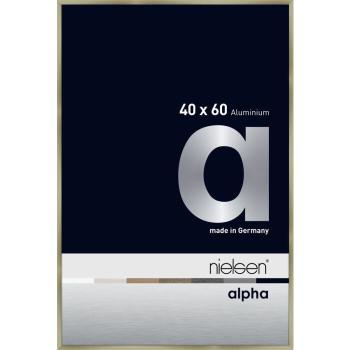 Nielsen Aluminiowa ramka na zdjęcia Alpha 40x60 cm stal nierdzewna szczotkowana