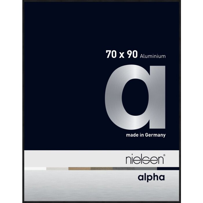 Nielsen Aluminiowa ramka na zdjęcia Alpha 70x90 cm anodowana czarny mat