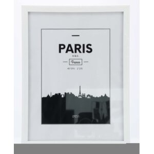 Plastikowa ramka Paris 30x40 cm biała