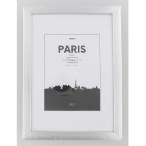 Plastikowa ramka Paris 21x30 cm srebrna