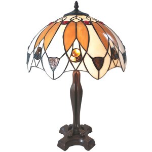 Lampa stołowa Tiffany Ø 41x57 cm E27-max 2x60W...