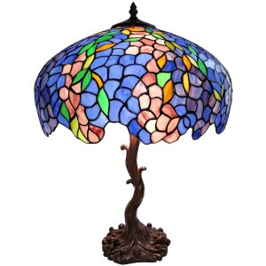 Lampa stołowa Tiffany Ø 43x61 cm E27-max 2x60W...