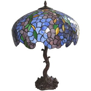 Lampa stołowa Tiffany Ø 43x61 cm E27-max 2x60W...