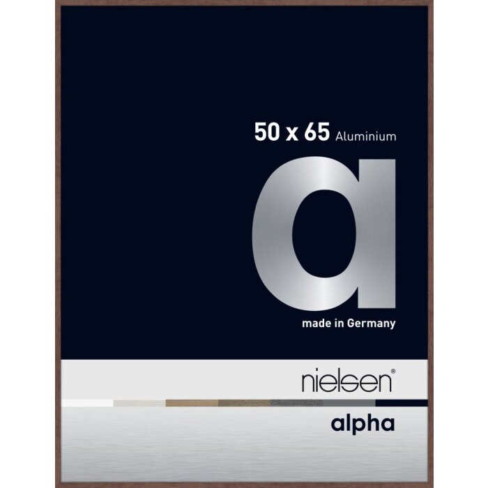 Nielsen Aluminiowa ramka na zdjęcia Alpha TCSC 50x65 cm wengé light