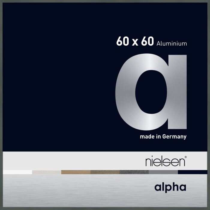 Nielsen Aluminiowa ramka na zdjęcia Alpha TCSC 60x60 cm platinum