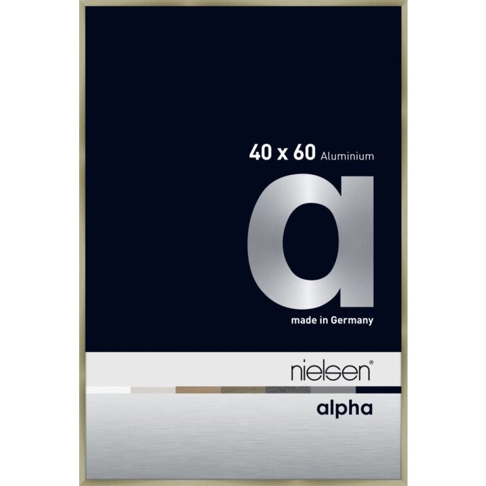 Nielsen Aluminiowa ramka na zdjęcia Alpha TCSC 40x60 cm stal nierdzewna szczotkowana