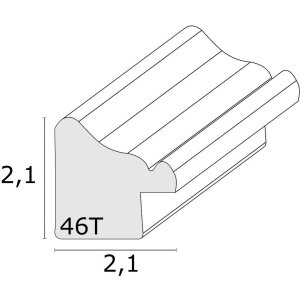 Ramka drewniana S46TG turkusowa 13x18 cm