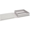 Grey Linen USB Box 13x13 cm