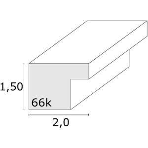 Ramka drewniana S66KH3 brązowo-szara 15x20 cm z passe-partout