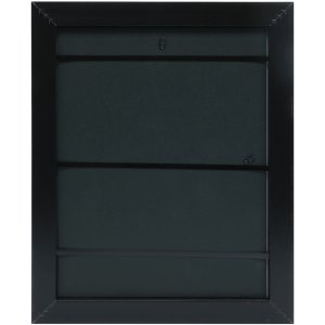 Ramka plastikowa ADUL w rozmiarze 13x13 cm czarna-srebrna