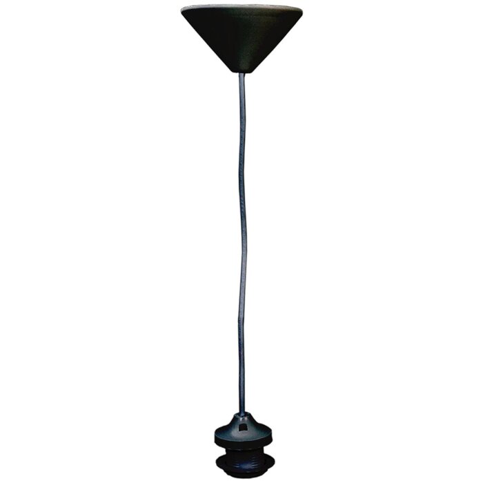 Lampa wisząca 1,35 m - E27 czarna SPLOSZ