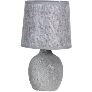 Lampa stołowa Ø 15x26 cm E14-max 1x40W szara 6LMC0014