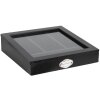 Clayre & Eef 6H1583Z Wkład do szuflady 30x30x8 cm Black Wood Glass Square