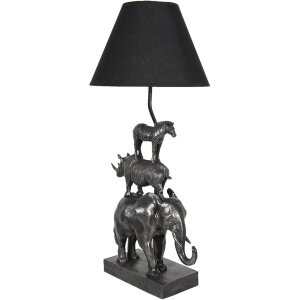 Lampa stołowa 32x27x65 cm czarna 5LMC0003