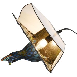 Lampa stołowa Tiffany 32x30 cm E14-max 1x40W wielokolorowa 5LL-6044