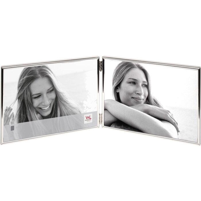 Chloe Portrait Frame 2 zdjęcia 10x15 cm landscape silver