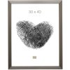 Ramka plastikowa S41VD1 srebrna 24x30 cm szkło antyrefleksyjne