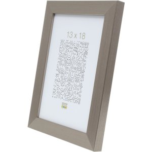 Ramka plastikowa S41VD1 srebrna 40x50 cm szkło antyrefleksyjne