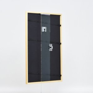 Effect Solid Wood Frame Profile 20 dark brown 10x10 cm Acrylic Glass