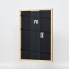 Effect Solid Wood Frame Profile 22 brown-gold 10x10 cm Acrylic Glass