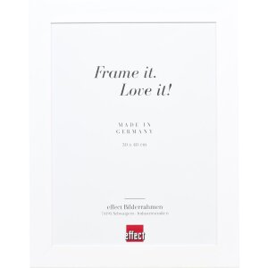 Effect Solid Wood Frame Profile 30 white 10x10 cm Museum...