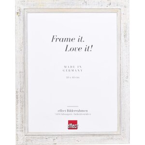 Effect Solid Wood Picture Frame 2240 white 10x10 cm...