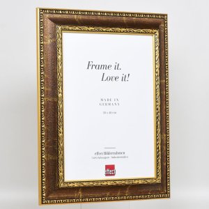 Effect Baroque Picture Frame Profil 31 brązowy 10x10 cm Szkło antyrefleksyjne