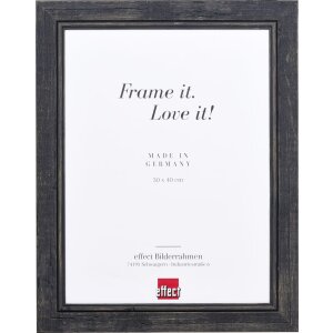 Effect Solid Wood Picture Frame 2240 black 10x10 cm...