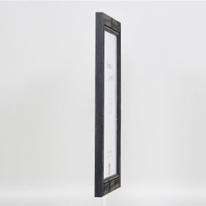 Effect Solid Wood Picture Frame 2240 black 10x10 cm Museum Glass