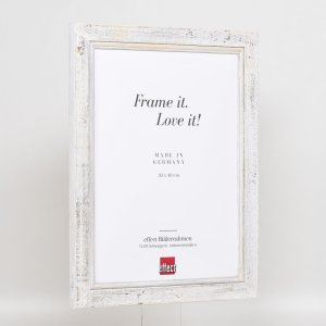 Effect Solid Wood Picture Frame 2240 white 10x10 cm Szkło antyrefleksyjne