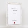 Effect Solid Wood Picture Frame 2240 white 10x10 cm Szkło antyrefleksyjne