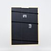 Efekt rama z litego drewna profil 20 złoty 10x15 cm szkło antyrefleksyjne