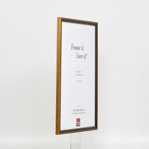 Effect Solid Wood Frame Profile 22 brown-gold 10x15 cm Acrylic Glass