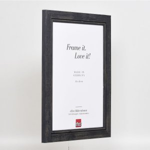 Effect Solid Wood Picture Frame 2240 black 10x15 cm Museum Glass