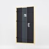 Efekt rama z litego drewna profil 20 czerwony 10,5x14,8 cm szkło akrylowe