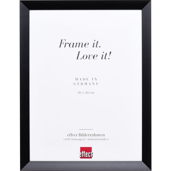 Effect Wooden Frame Top N black 10,5x14,8 cm Szkło antyrefleksyjne