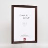 Efekt Drewniana rama Top N palisander 13x13 cm szkło muzealne