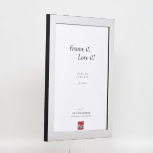 Effect Picture Frame 2311 srebrny wysoki połysk 13x13 cm szkło antyrefleksyjne