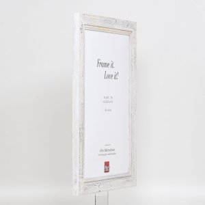 Effect Solid Wood Picture Frame 2240 white 13x13 cm Acrylic Glass