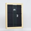 Efekt Drewniana rama barokowa Profil 37 antyczne złoto 14,8x21 cm Szkło akrylowe