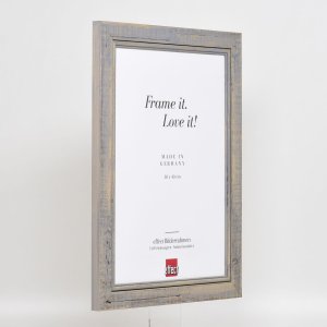 Effect Solid Wood Picture Frame 2240 Grey 18x24 cm Acrylic Glass