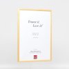 Effect Solid Wood Frame Profile 20 white 20x20 cm Acrylic Glass