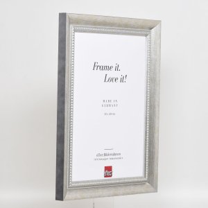 Effect Solid Wood Frame Profil 28 srebrny 20x28 cm Szkło muzealne