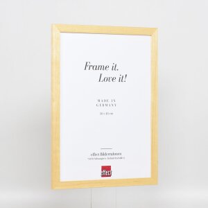Efekt drewniana rama profil 2210 naturalny 20x30 cm szkło akrylowe