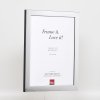 Effect Picture Frame 2319 srebrny wysoki połysk 20x30 cm szkło muzealne