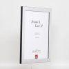 Effect Picture Frame 2319 srebrny wysoki połysk 20x30 cm szkło muzealne