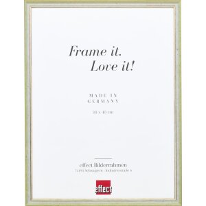 Effect Solid Wood Frame Profile 25 green 21x28 cm Acrylic...