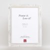 Effect Solid Wood Picture Frame 2240 white 21x29,7 cm Acrylic Glass