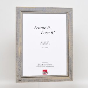 Effect Solid Wood Picture Frame 2240 grey 24x30 cm Normal Glass