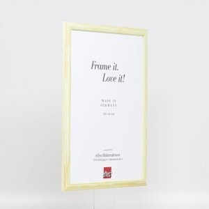 Efekt Drewniana rama Profil 32 zielony 25x30 cm Szkło muzealne